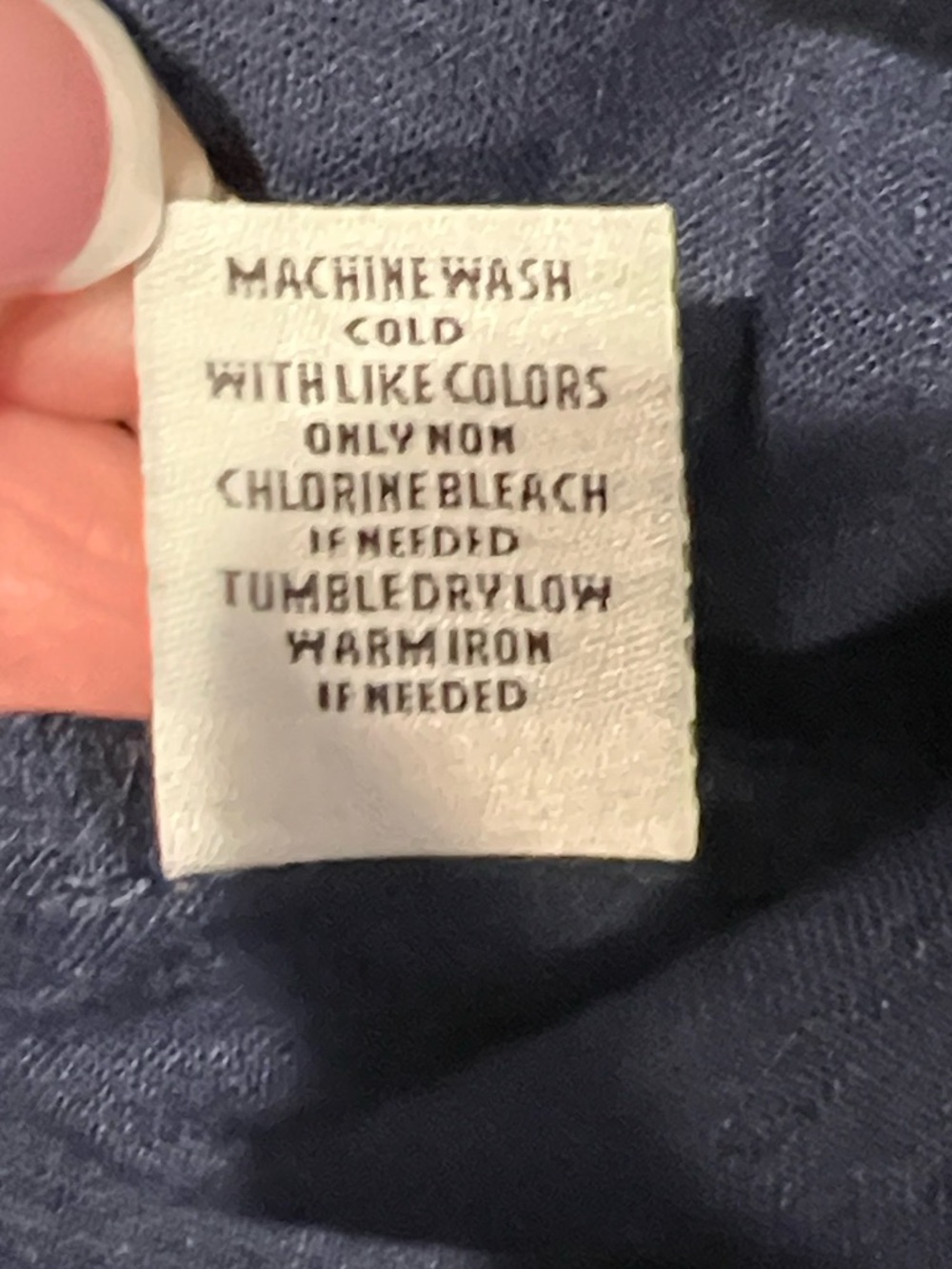 Habitat women’s navy blue linen cotton blend crop cinch hem pants size large nwt - Picture 9 of 9